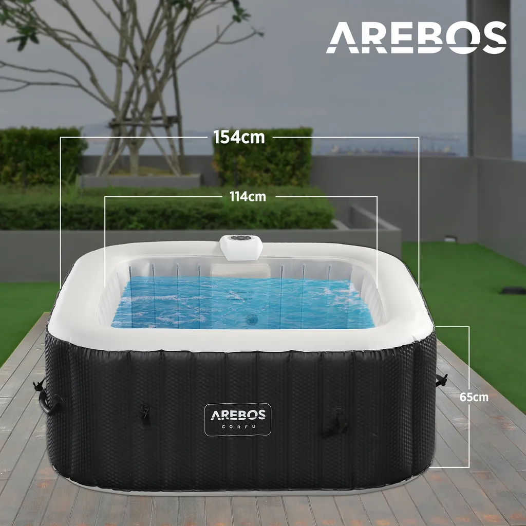 Arebos AR-HE-SPA4SL, Schwarz, 650 mm, 22 kg – Bild 5
