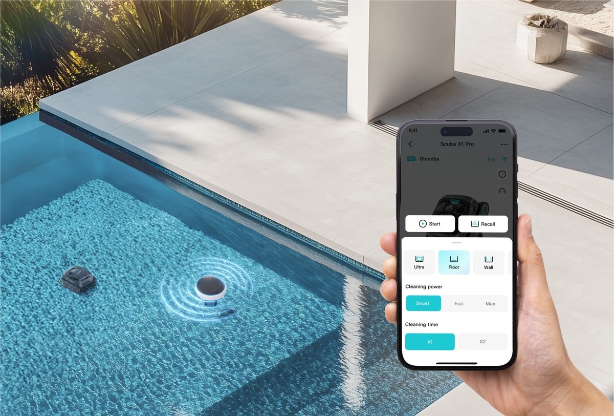 Akku-Poolroboter AIPER Scuba X1 Pro für Wand- und Bodenreinigung – Bild 6