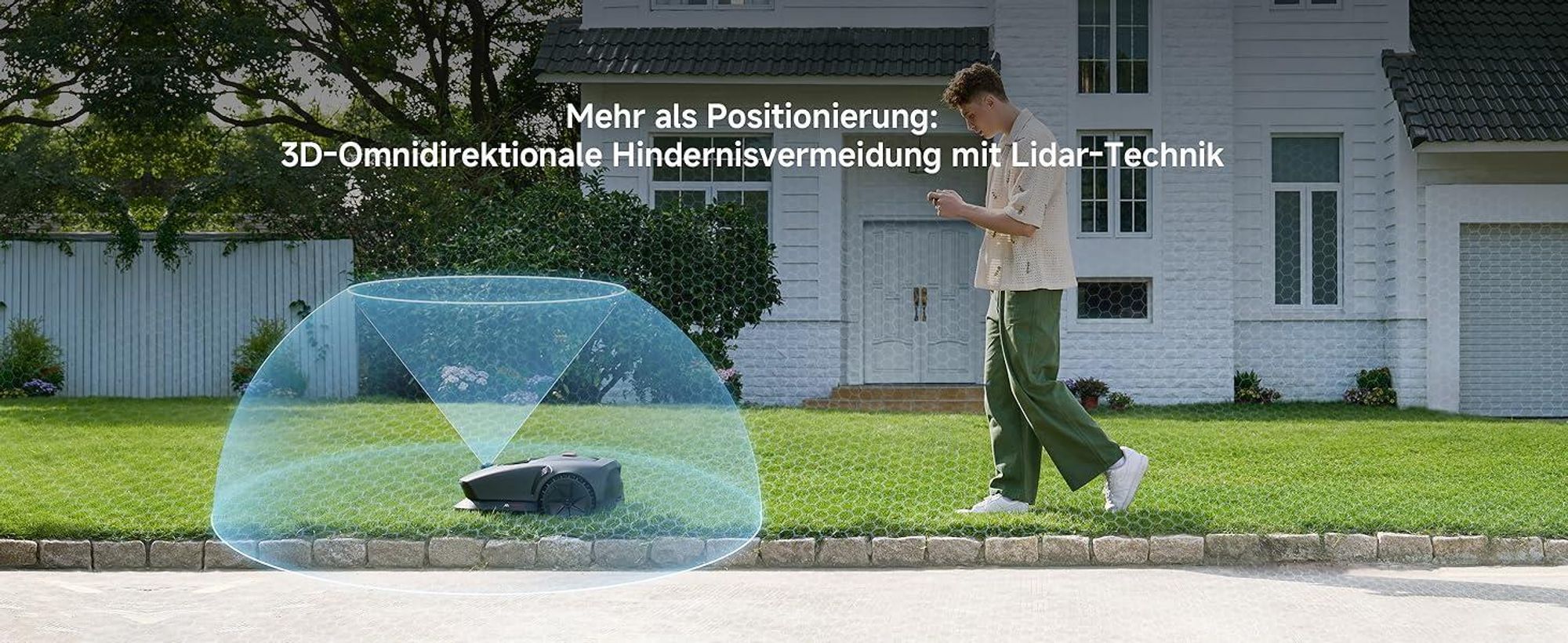 MOVA 600 Kabelloser Mähroboter mit UltraView™ 3D LiDAR, kabellos ohne Begrenzungskabel, Automatische Navigation, bis 600 m² Rasenfläche – Bild 21