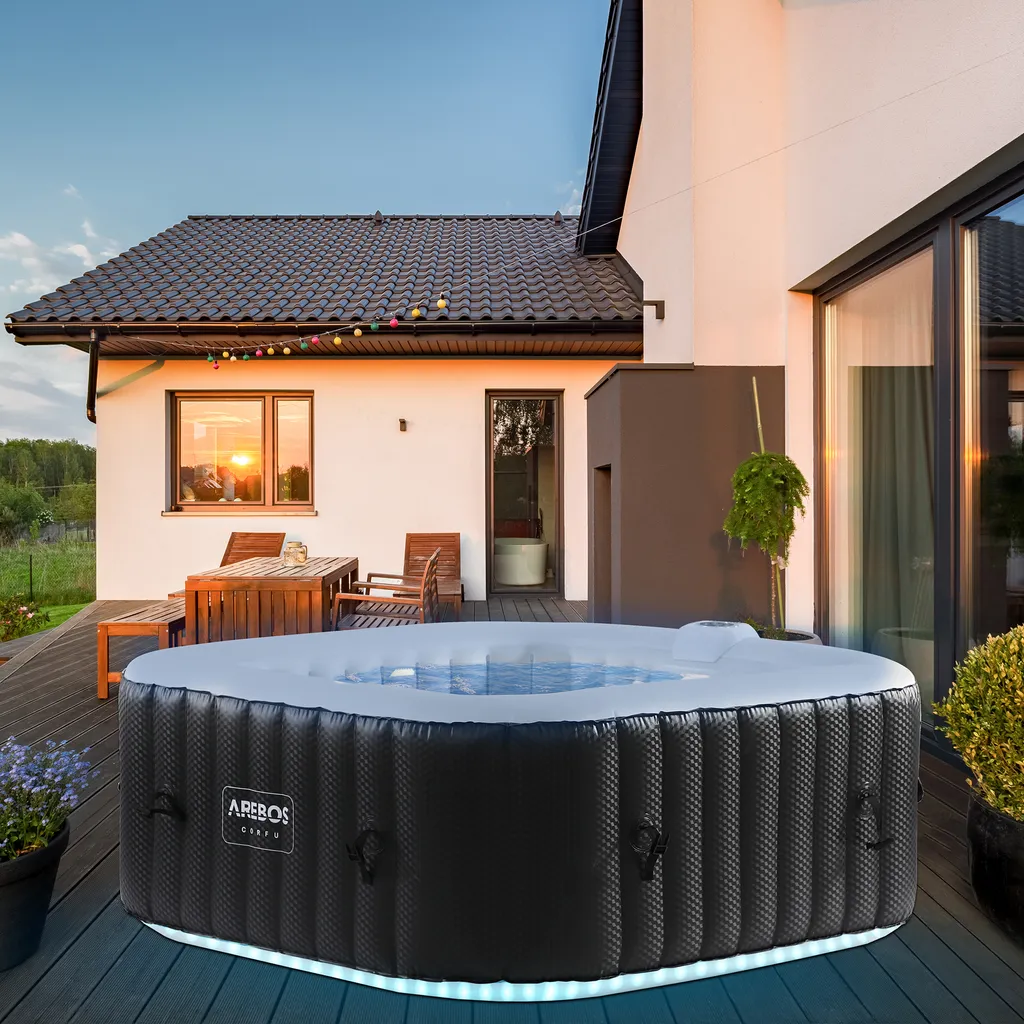 Arebos AR-HE-SPA4SL, Schwarz, 650 mm, 22 kg