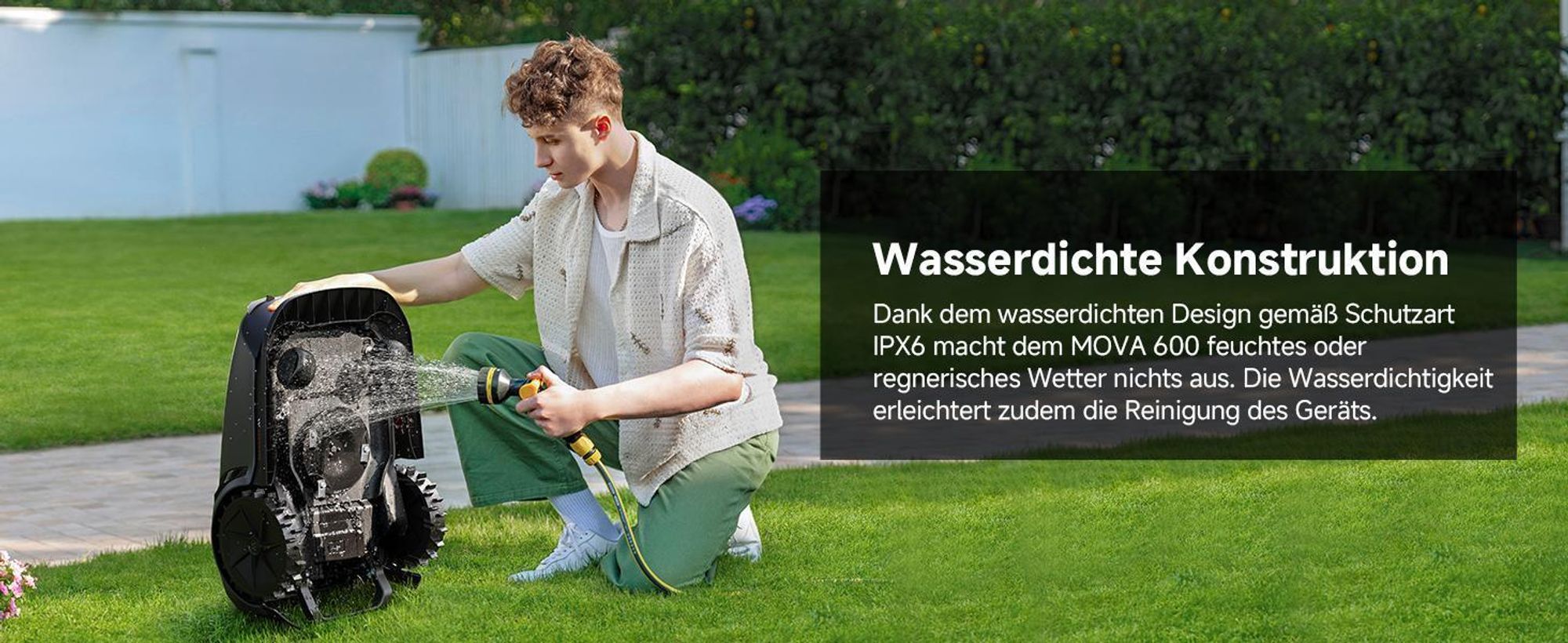 MOVA 600 Kabelloser Mähroboter mit UltraView™ 3D LiDAR, kabellos ohne Begrenzungskabel, Automatische Navigation, bis 600 m² Rasenfläche – Bild 8
