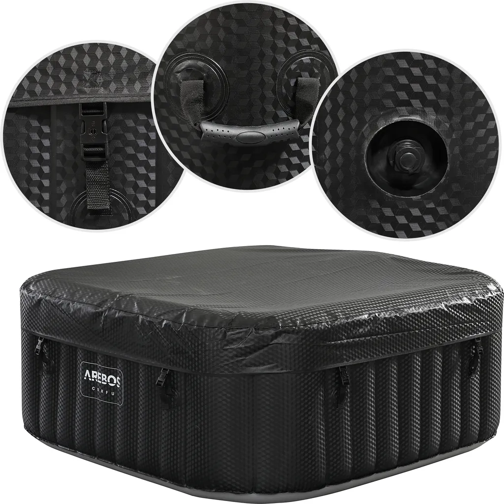 Arebos AR-HE-SPA4SL, Schwarz, 650 mm, 22 kg – Bild 7