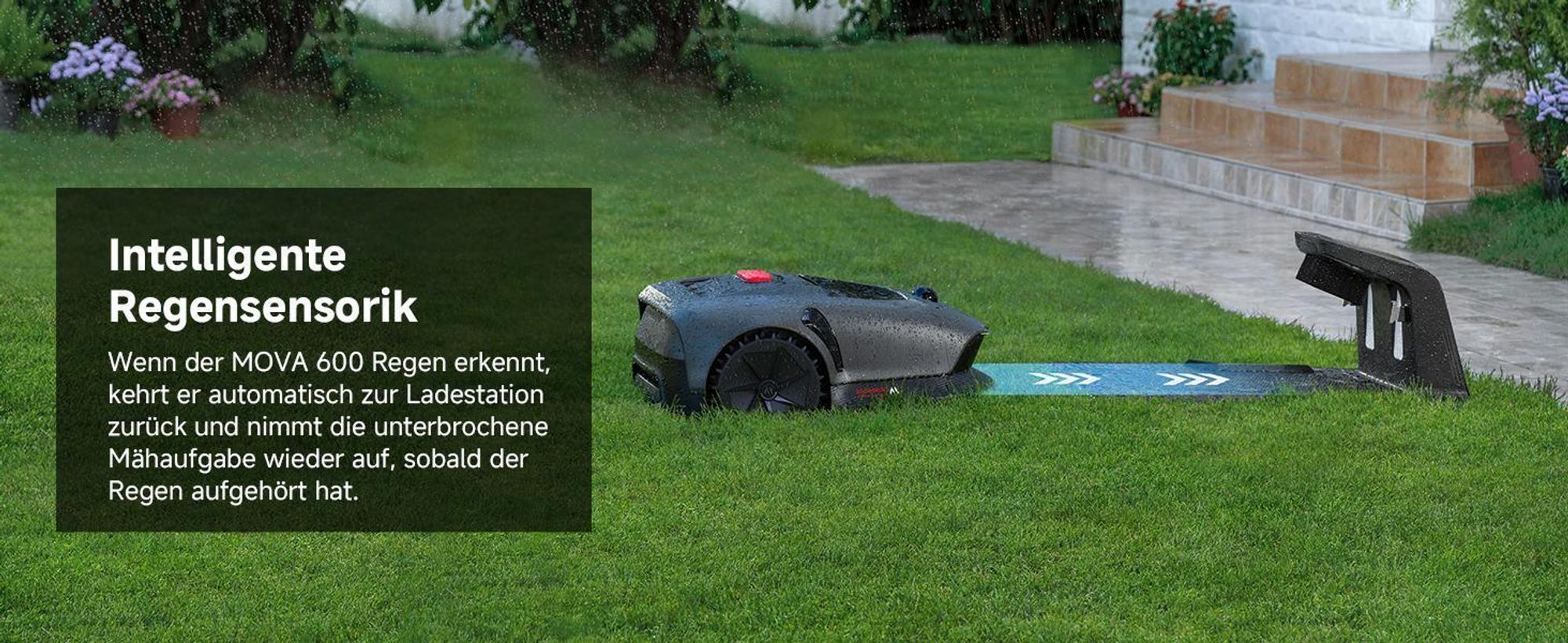 MOVA 600 Kabelloser Mähroboter mit UltraView™ 3D LiDAR, kabellos ohne Begrenzungskabel, Automatische Navigation, bis 600 m² Rasenfläche – Bild 11